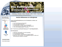 Tablet Screenshot of kulturglossar.de
